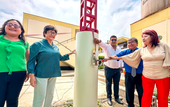 INAUGURACIÓN DE MALLA RASCHEL EN LA IE N° 21557 “INMACULADA CONCEPCIÓN” – C. P. CUYO